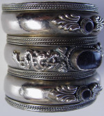 Large Cuff Bracelet ~ Onyx/Dragons