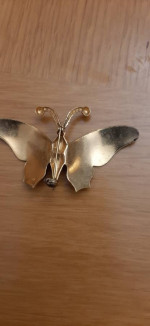 1950's Butterfly brooch