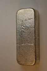 JOHNSON MATHEY 100 OUNCE SILVER BAR  EXTREMELY RARE POURED