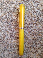 14KT Gold Beautiful Sheaffer Levenger Seas Caribbean Fountain Pen Exq