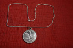 TEXAS RANGER PENDANT .999 W/STERLING CHAIN
