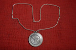 TEXAS RANGER PENDANT .999 W/STERLING CHAIN