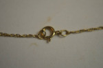 14K RN PENDANT & 20" 14KT CHAIN 14K