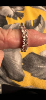 Rose Quartz Eternity Band