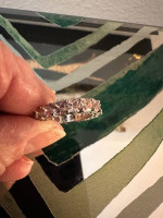 Rose Quartz Eternity Band