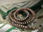Copper and CZ Necklace