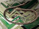 Copper and CZ Necklace