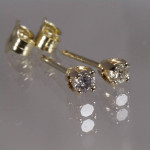 Diamonds & Gold Earrings - NOW Special Price