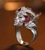 NEW!  CLASSIC SILVER TONE...SIZE 9 ...201 new fashion personality ring