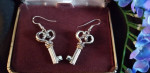 BRAND NEW...MATCHING KEY NECKLACE AND EARRINGS