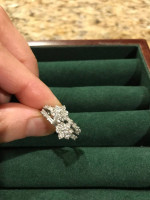 2 carat platinum diamond ring