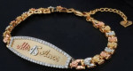 Mis 15 años necklace or bracelet/oro laminado 14k