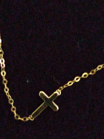 Genuine 10K Italian Gold Cross-Brand New