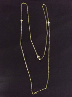 Genuine 10K Italian Gold Cross-Brand New