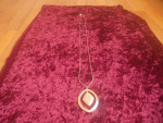 Brand New - Gold Plated Pendant Necklace 32" Long