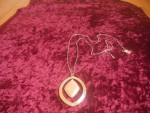 Brand New - Gold Plated Pendant Necklace 32" Long