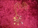 Brand New Gold Plated Pendant Necklace 30" Long