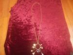 Brand New Gold Plated Pendant Necklace 30" Long