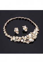 Brand New Elegant Costume Jewelry Set -Necklace Earrings Ring Bracelet
