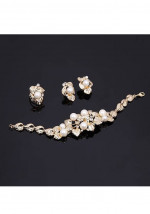 Brand New Elegant Costume Jewelry Set -Necklace Earrings Ring Bracelet