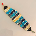 Multi-Strand Bone Bead Bracelet