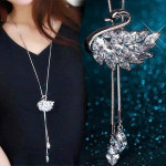 2 New Swan Necklaces