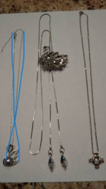 2 New Swan Necklaces