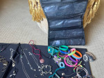 A lot of jewelry and storage