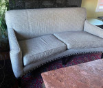 Three-Seater "Henredon" Style Curved Sofa  🇺🇸Made In USA 🇺🇸