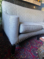 Three-Seater "Henredon" Style Curved Sofa  🇺🇸Made In USA 🇺🇸