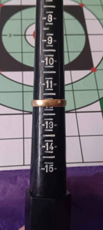 14k yellow Gold big size 12.5 wedding band ring = 3.81 grams