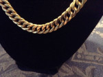 MILOR Italy 14K Cuban Link Chain Necklace 20 Inches 25.6gr