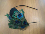Peacock headband
