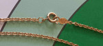 14k yellow Gold 16 inch necklace = 3.73 grams