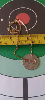 14k yellow Gold 16 inch necklace = 3.73 grams