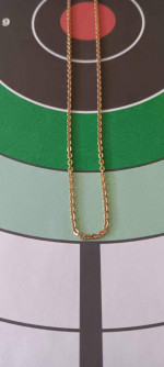 14k yellow Gold 16 inch necklace = 3.73 grams