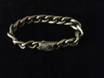 ENGRAVED ANCHOR LINK Mens Bracelet 82gr Solid Silver by SCOTT KAY