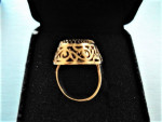 Women's Filigree Ring in 14K gold -size 6