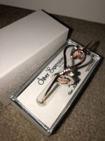 “Mom” Bangle Bracelet Rose Gold Tone