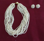 Necklace and earrings set