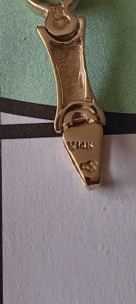 solid 14k gold 7 inch bracelet = 10.72 grams