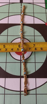 solid 14k gold 7 inch bracelet = 10.72 grams
