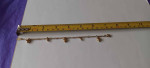 14k yellow Gold heart 7 inch bracelet = 7.28 grams
