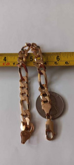 solid 10k yellow gold 8.25 inch bracelet = 19.89 grams