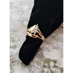 Sailboat Yacht Nautical Ring Diamond Accents 10Kt Yellow Gold Size 6