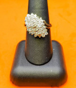 14k Diamond Cocktail Ring 3ctw