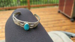 Bracelet Sterling Silver  Turquoise Cuff
