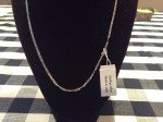 24" ITALIAN ANCHOR Link Chain solid 925 sterling silver made ITALY NEW