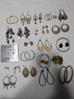 Lot of (30) Pairs of Earrings **Costume Jewelry**