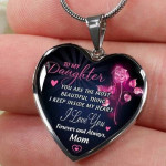 New Ladies Necklaces with 'To My Daughter' Phrase - 4 Available